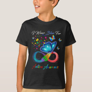 Sensibilisierung für Autismus - ich trage Blau für T-Shirt