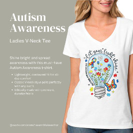 Sensibilisierung für Autismus - Ihr T - Shirt für 