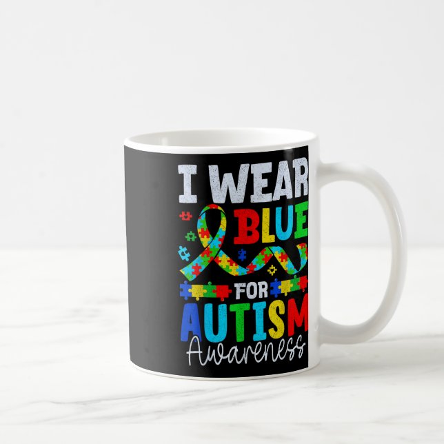 Sensibilisierung für Autismus Kaffeetasse (Rechts)