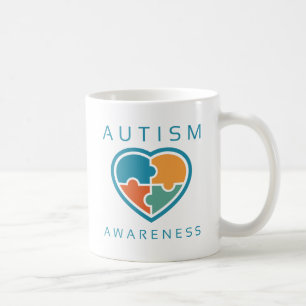Sensibilisierung für Autismus Kaffeetasse