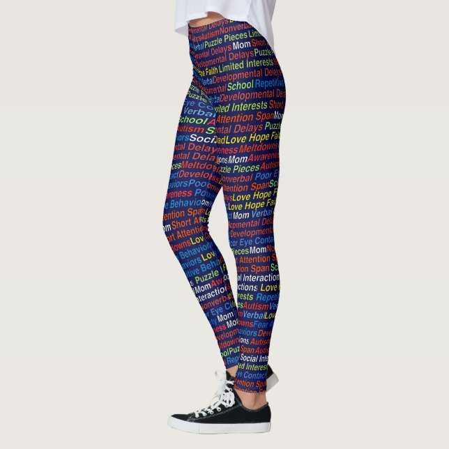 Sensibilisierung für Autismus - Leggings (Links)