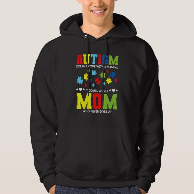 Sensibilisierung für Autismus Mama für Autistische Hoodie (Vorderseite)