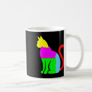 Sensibilisierung für Autismus mit Silhouette oder  Kaffeetasse