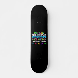 Sensibilisierung für Autismus - Motivierend Autism Skateboard
