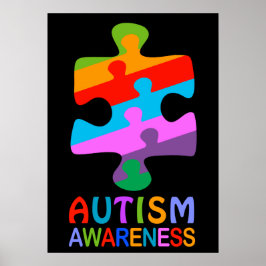 Sensibilisierung für Autismus Poster