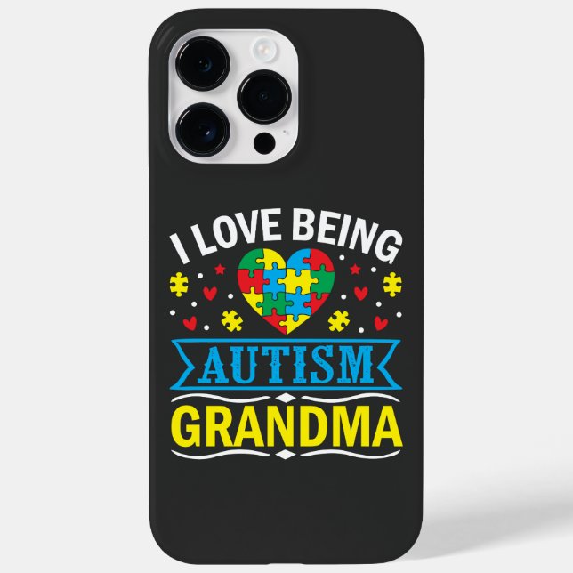 Sensibilisierung für Autismus, Proud-Autismus-Oma Case-Mate iPhone Hülle (Rückseite)