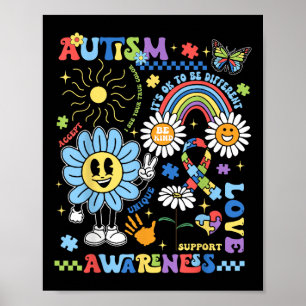 Sensibilisierung für Autismus S Lehrer Inspiration Poster