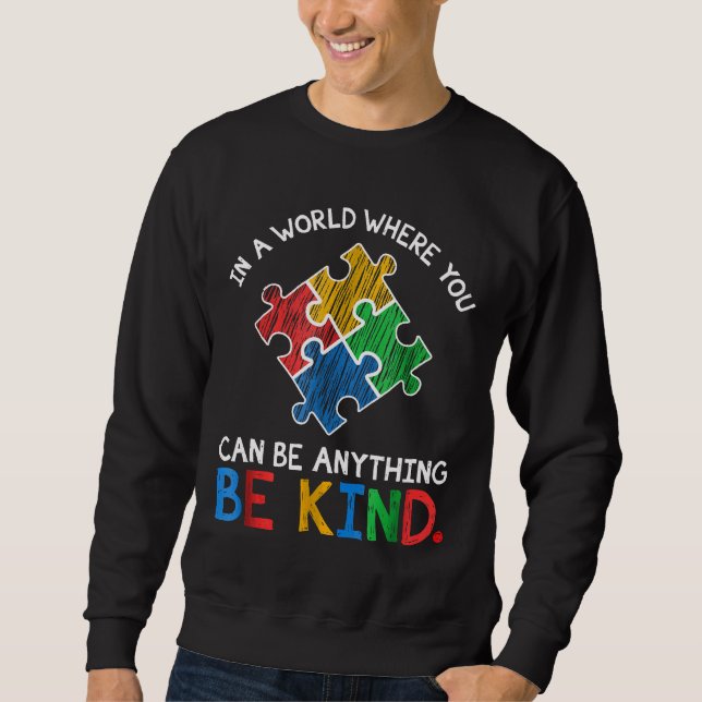 Sensibilisierung für Autismus Sweatshirt (Vorderseite)