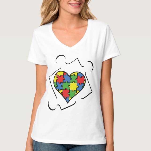 Sensibilisierung für Autismus T-Shirt (Vorderseite)