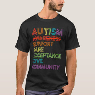 Sensibilisierung für Autismus Unterstützung von Sh T-Shirt