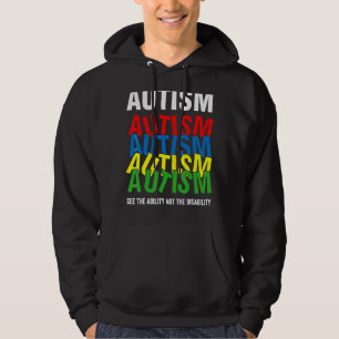 Sensibilisierung für Autismus zeigt die Fähigkeit, Hoodie