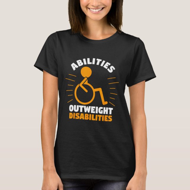 Sensibilisierung für Behinderung Fähigkeit zur Gew T-Shirt (Vorderseite)
