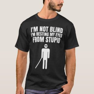 Sensibilisierung für Blindheit blinde Personen 1 T-Shirt