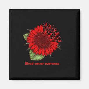 Sensibilisierung für Bluterkrankungen: Sonnenblume Magnet