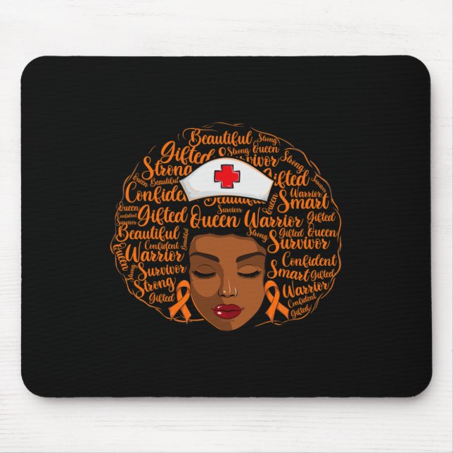 Sensibilisierung für Blutkrebs Mousepad (Vorne)
