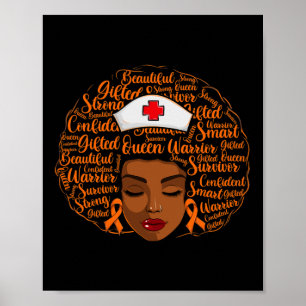 Sensibilisierung für Blutkrebs Poster