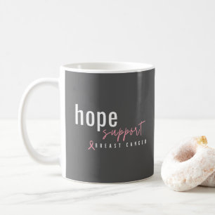 Sensibilisierung für Brustkrebs hoffen, Tasse unte