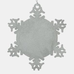 Sensibilisierung für Brustkrebs, Schneeflocken Zinn-Ornament