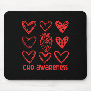 Sensibilisierung für chronische Herzkrankheiten Be Mousepad