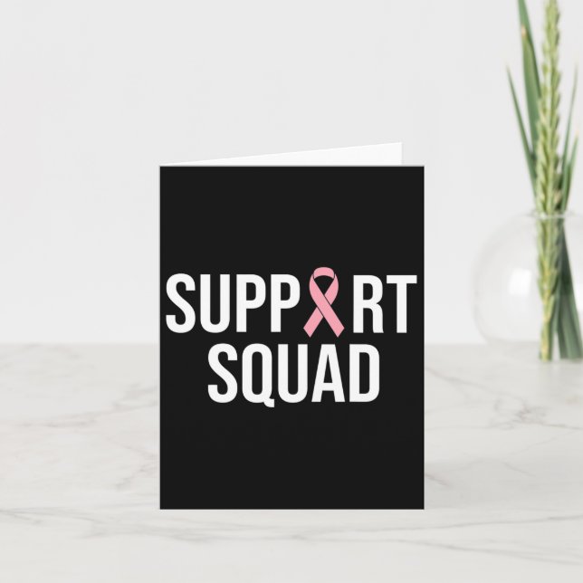 Sensibilisierung für den Brustkrebs bei Familien - Karte (Vorderseite)