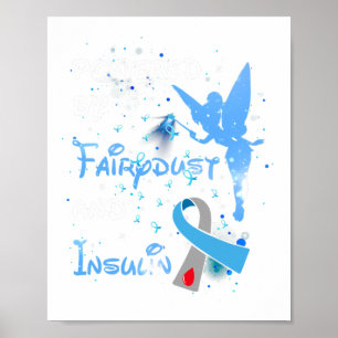 Sensibilisierung für Diabetes durch Luftstaub und Poster