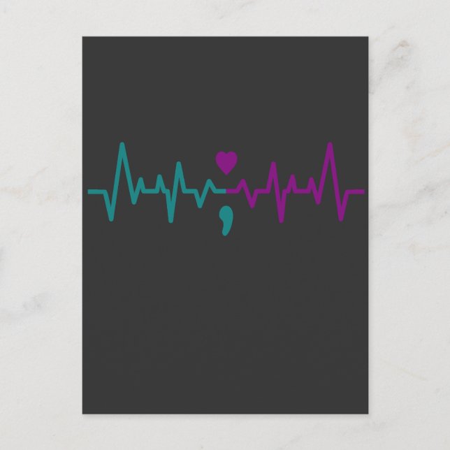 Sensibilisierung für die Bewusstseinsbildung bei H Postkarte (Vorderseite)