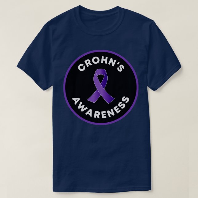 Sensibilisierung für die Crohns Disability T-Shirt (Design vorne)