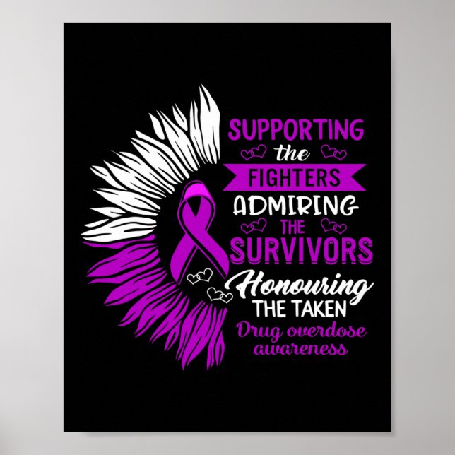 Sensibilisierung für die Drogenabhängigkeit Poster (Vorne)