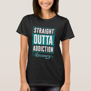 Sensibilisierung für die Erholung der aquamarinen T-Shirt