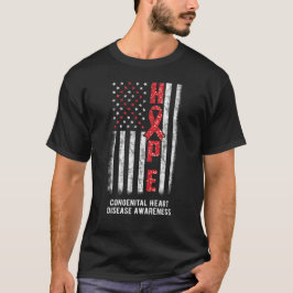 Sensibilisierung für die Herzerkrankung in der ame T-Shirt