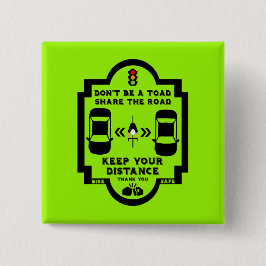 Sensibilisierung für die Sicherheit im Fahrrad Button