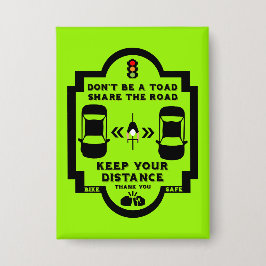 Sensibilisierung für die Sicherheit im Fahrrad Button