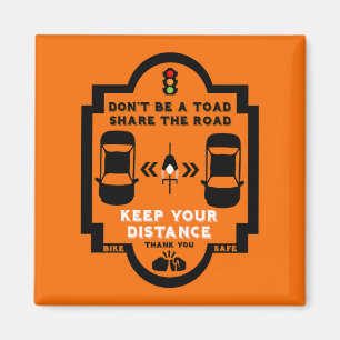 Sensibilisierung für die Sicherheit im Fahrrad Magnet