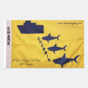 Sensibilisierung für die Sicherheit Rechteckiger Aufkleber