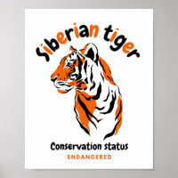 Sensibilisierung für die vom Tiger bedrohte coole