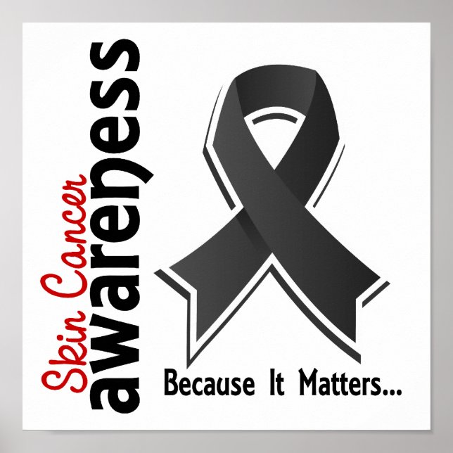 Sensibilisierung für Hautkrebs 5 Poster (Vorne)