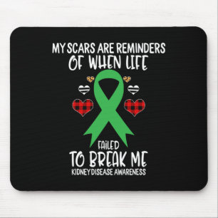 Sensibilisierung für Krankheiten Narben Erinnerung Mousepad