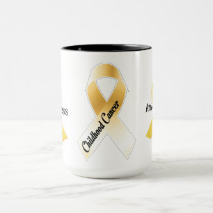 Sensibilisierung für Krebs bei Kindern Tasse