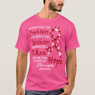 Sensibilisierung für Meningitis zur Unterstützung T-Shirt