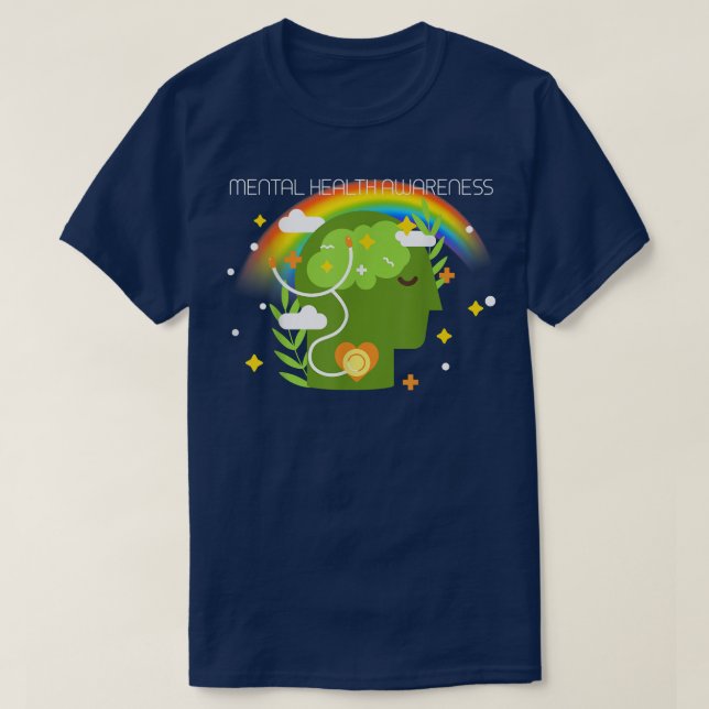 Sensibilisierung für psychische Gesundheit 2963 13 T-Shirt (Design vorne)