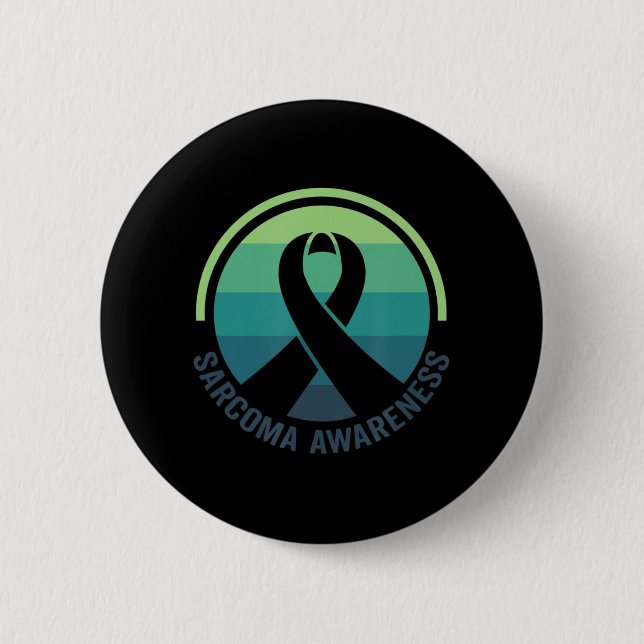 Sensibilisierung für Sarcoma-Krebs Button (Vorderseite)