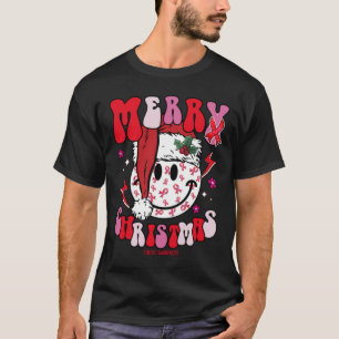 Sensibilisierung für Schlaganfall - Weihnachtsmann T-Shirt