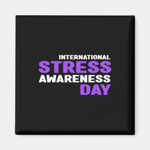 Sensibilisierung für Stress - Internationales Bewu Magnet