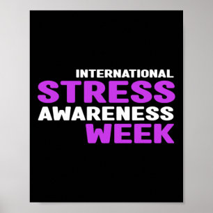 Sensibilisierung für Stress - Internationales Bewu Poster