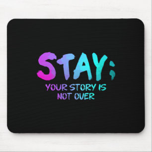 Sensibilisierung für Suizidprävention Geschenk Aqu Mousepad