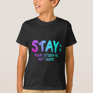 Sensibilisierung für Suizidprävention Geschenk Aqu T-Shirt