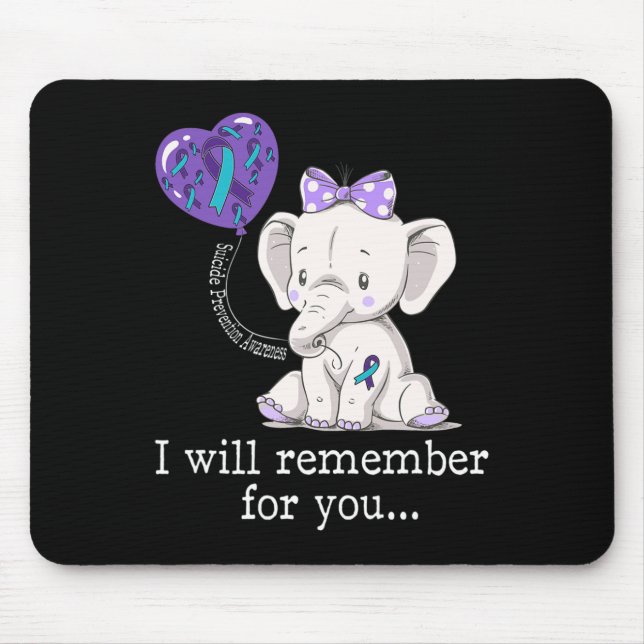 Sensibilisierung für Suizidprävention Mousepad (Vorne)