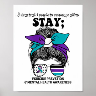 Sensibilisierung für Suizidprävention Psychische G Poster