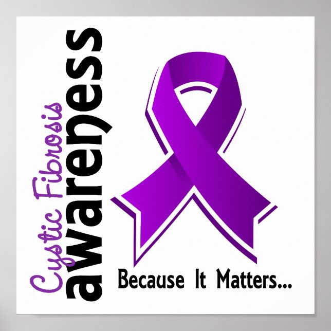 Sensibilisierung für zystische Fibrose 5 Poster (Vorne)