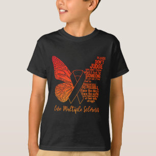 Sensibilisierung Schmetterling Multiple Sklerose B T-Shirt